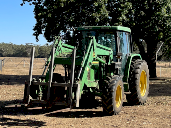 1998 John Deere 6300 Tractor with 640 Loader
