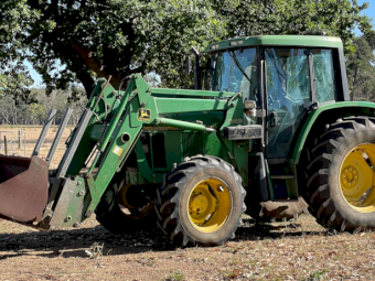 1998 John Deere 6300 Tractor with 640 Loader