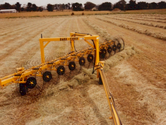 Elsworth 11 Reel Inline Hay Rake