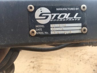 2013 Stoll S4 sprayer