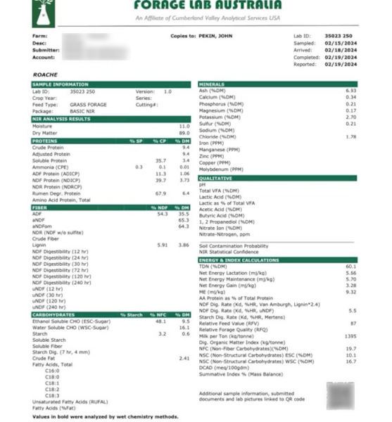 Pasture Hay 5x4 Rolls