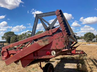Case IH 8210 PTO Windrower