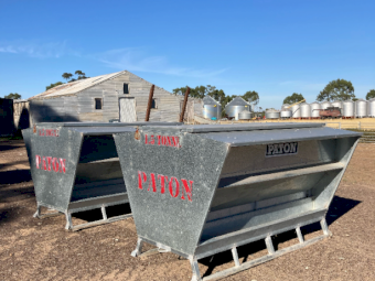 New 1.5 tonne Paton Feeders x 2