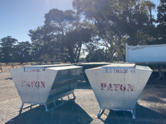 New 1.5 tonne Paton Feeders x 2