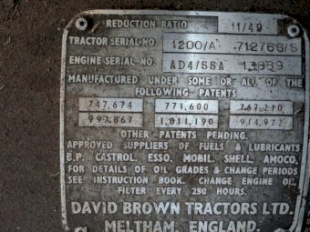 David Brown 1200 Tractor