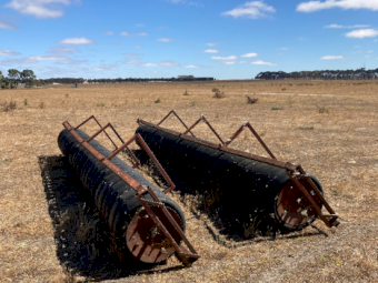 Homemade 22ft Roller Gangs