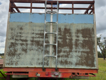 43ft Bunnco Single Deck Stock Crate