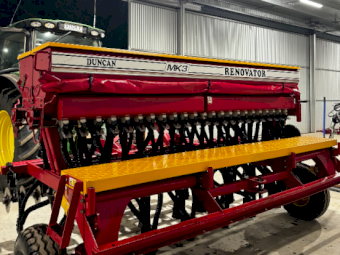 Duncan MK3 Renovator Double Shoot Seed Drill