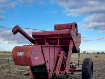 Massey Ferguson 587 PTO Header with Front