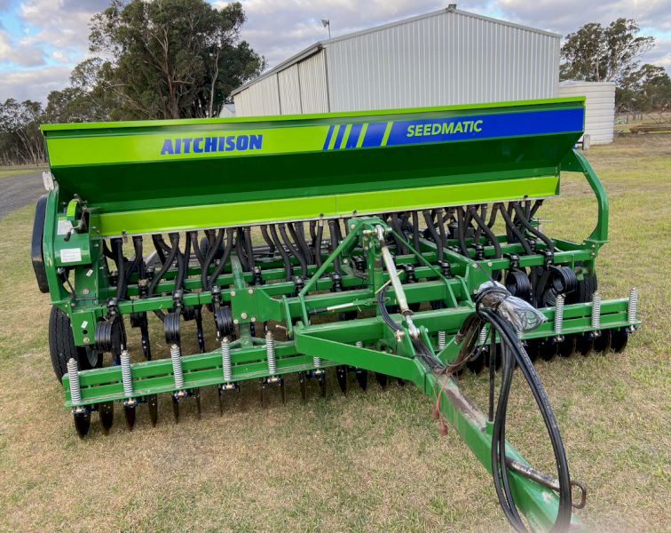 2022 Aitchinson Seedmatic Baker Boot Seeder | Farm Tender