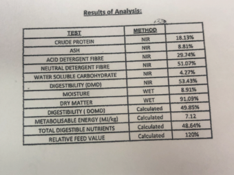 45mt Vetch Hay 600kg 8x4x3 Bales