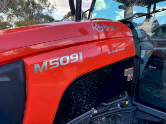 2022 Kubota M5091 Tractor and Mower
