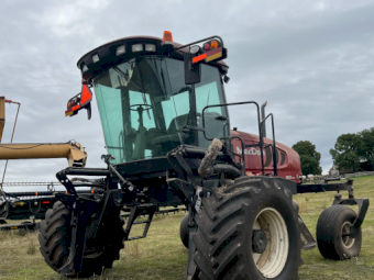 2012 MacDon 155 Windrower with 30ft Front and 35ft Trailer