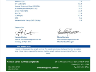 900MT Vetch Hay 8X4X3 Large Square Bales