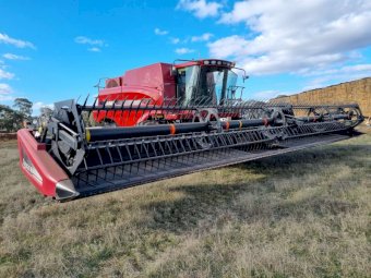 2012 Case IH 7130 Header with Case 2142 40ft Draper Front