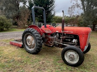 Massey Ferguson 35 Tractor with 4ft Slasher