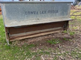 Under Auction - (A249) 1MT Cowra Lick Feeder 
