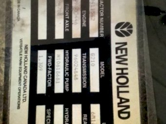 1996 New Holland G210