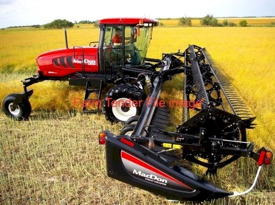 MacDon M 205 Windrower with D65 D 40 ft head
