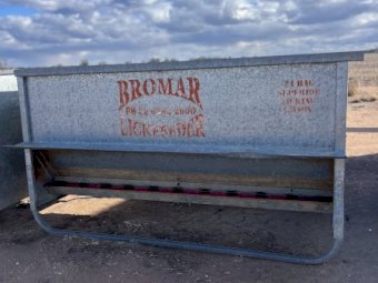 Bromar sheep feeders