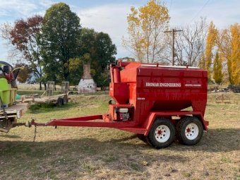 Bromar 50 Bag Feed Out Cart