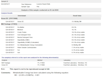 30 x Lucerne Hay 580-600kg 5x4 Round Bales