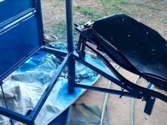 Harrington Double Sided Sheep Handler with Sunbeam Plant.