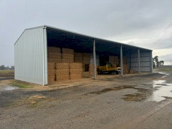 200mt Lucerne Hay 580-610kg 8x4x3 Bales