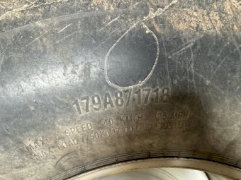 710/70r38 tyres and custom rims set