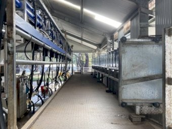 2016 De Laval 24 Place Goat Dairy Machinery & Stand Complete Setup