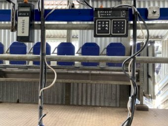 2016 De Laval 24 Place Goat Dairy Machinery & Stand Complete Setup