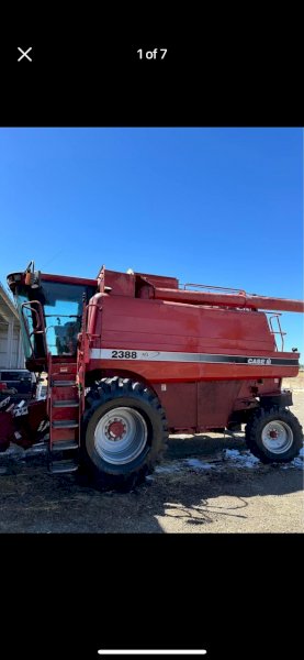 1999 Case IH  2388 Header with 30' 1010 Front and Trailer