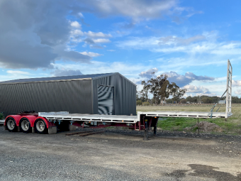 2009 Vawdrey B Triple Trailer