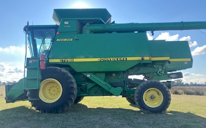 1998 John Deere CTS II Header with Front and Trailer