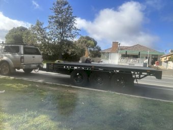 Flat Top Tri axle Trailer