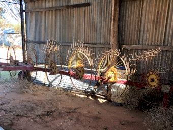Tonutti In-line Hay Rake