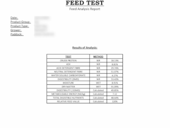 35mt Vetch Hay 8x4x3 Bales