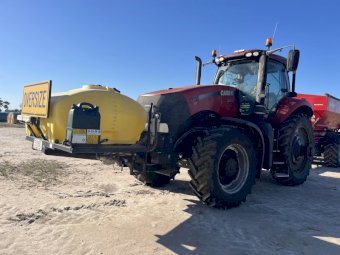 2016 Case CVT 250 Tractor with 2017 Agri-Spread AS130-T Spreader