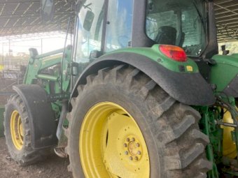 John Deere 6430 Tractor with John Deere 653 loader