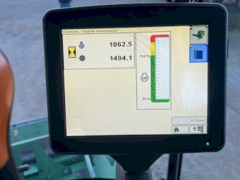 John Deere S670 with 640D Front