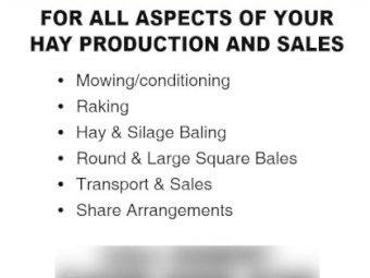 CONTRACT SQUARE  BALING