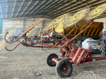 Agris 10 Wheel Hay Rake