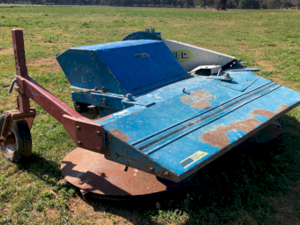 UFO Disc Mower with Flail Conditioner