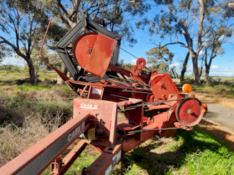 Case IH 8240 Swather 35ft Tag Along