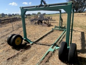 Homemade Round Bale Carrier