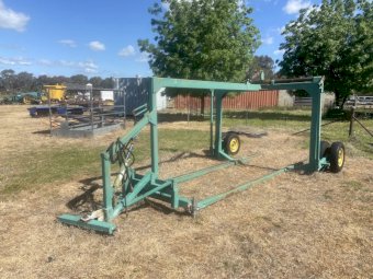 Homemade Round Bale Carrier