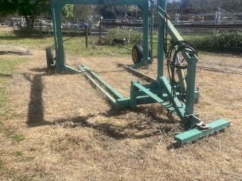 Homemade Round Bale Carrier