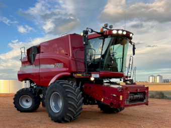 2012 Case IH 7230 Header with 40ft Draper Front