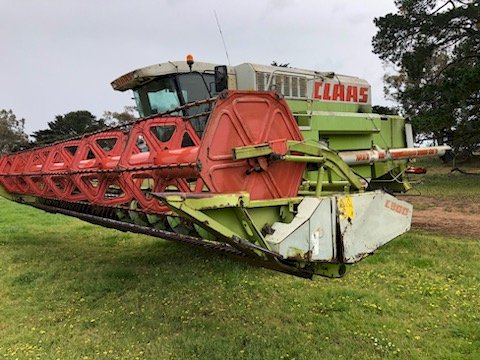 1997 Claas Mega 204 Header With 30Ft Front