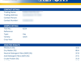 100mt Vetch Hay 650-670kg 8x4x3 Bales (New Season 24/25)